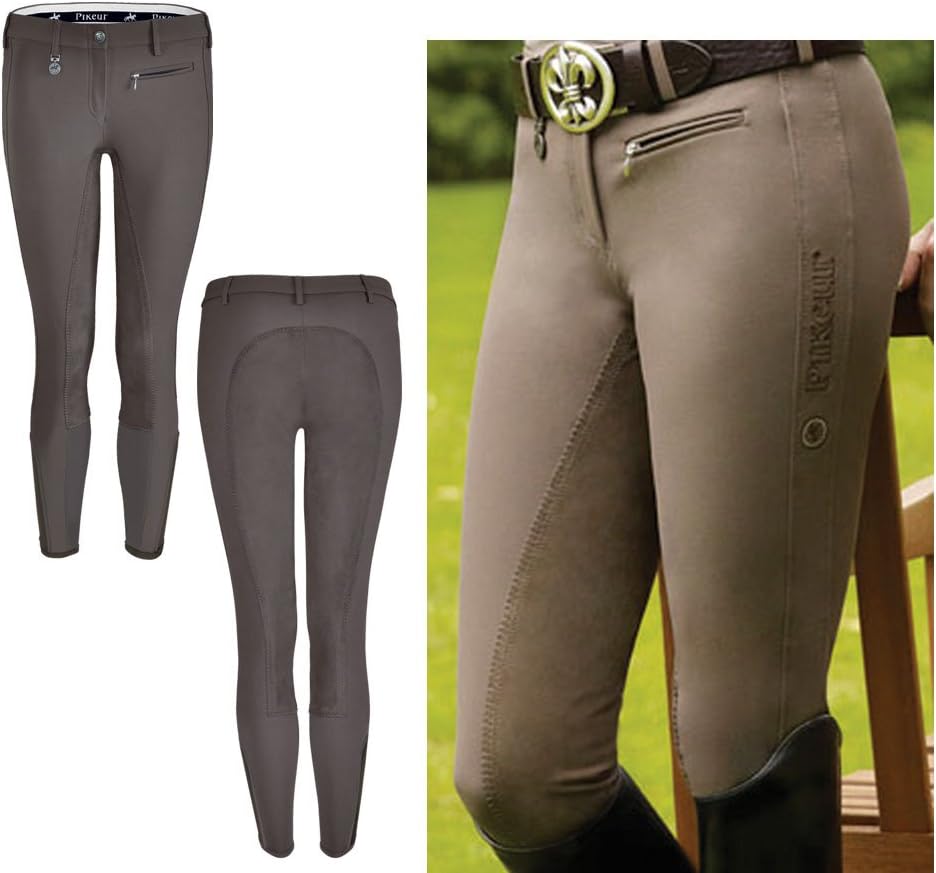 PIKEUR Damen Vollbesatz Reithose Lucinda Dunkles Marineblau 42, Dunkles Marineblau 42