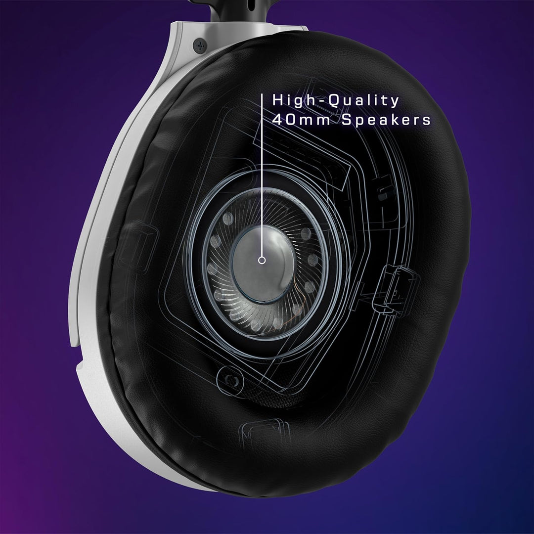 Turtle Beach Recon 70 Konsole Weiss Playstation Universell Einsetzbares Gaming-Headset for PS5, PS4,