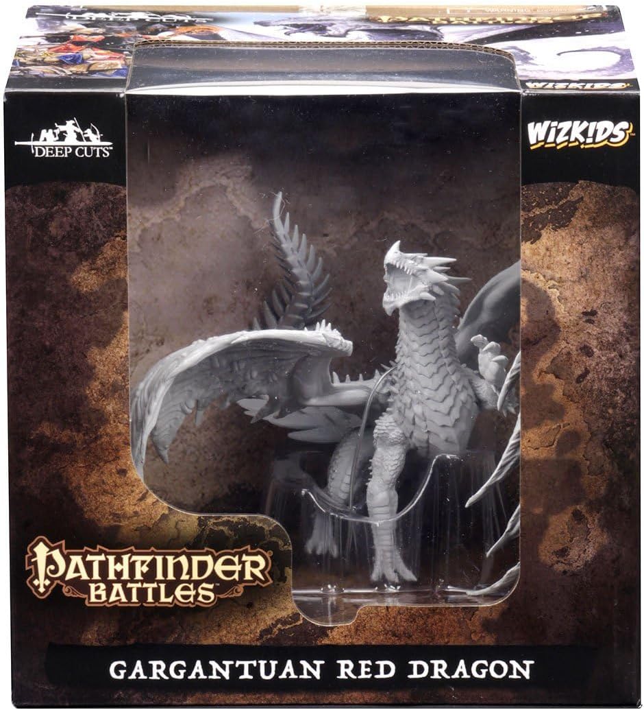 WizKids Pathfinder Battles Deep Cuts - Gargantuan Red Dragon Rot, Rot