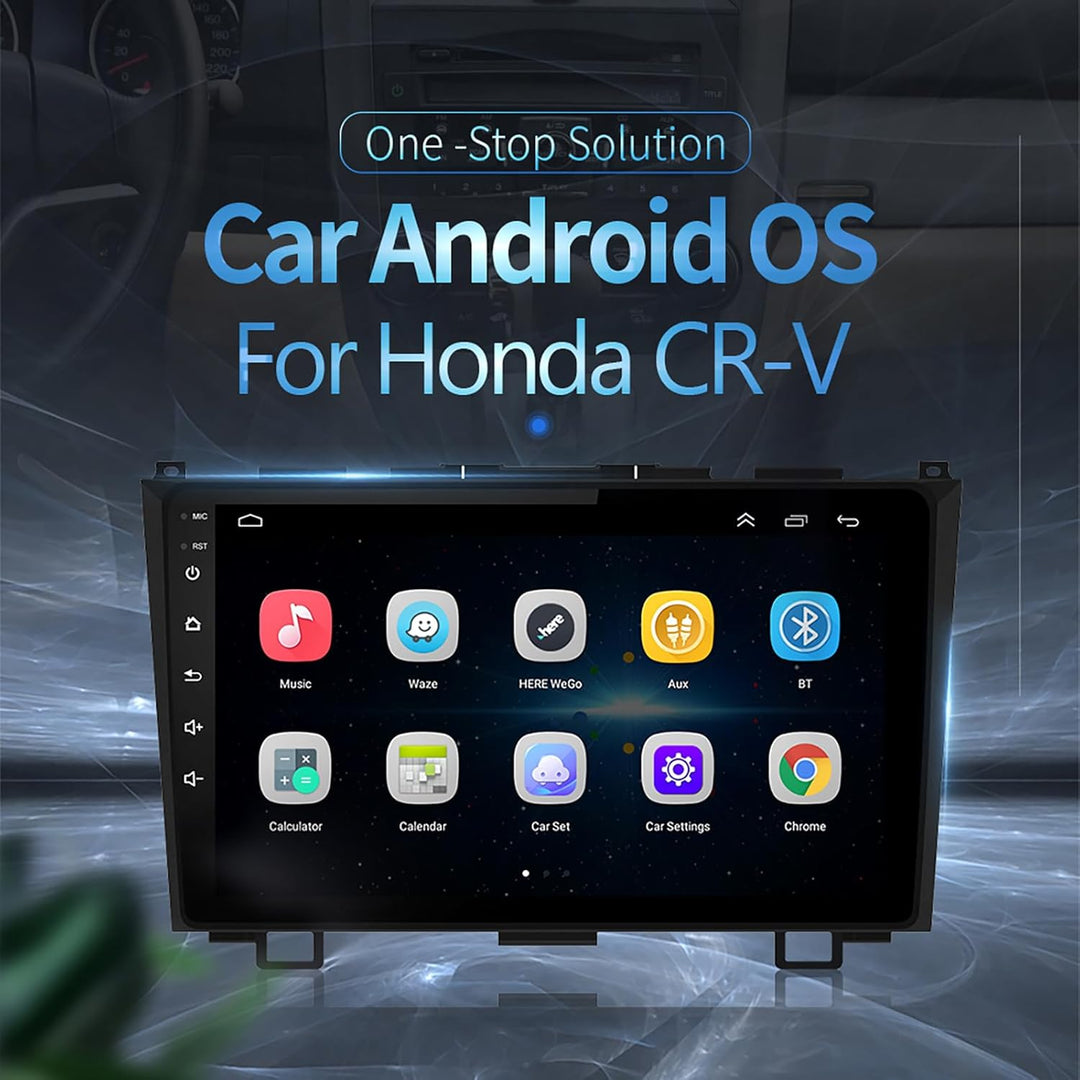 LEXXSON Android 10.1 Autoradio für Honda CRV 2007-2011 | 9 Zoll IPS Touchscreen High Definition Auto