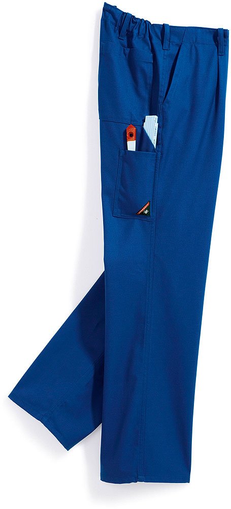 BP Cotton Plus 1469-720-13 Arbeitshose - Stoffhosenträger mit Gummieinsatz - Taschen für Knieschoner