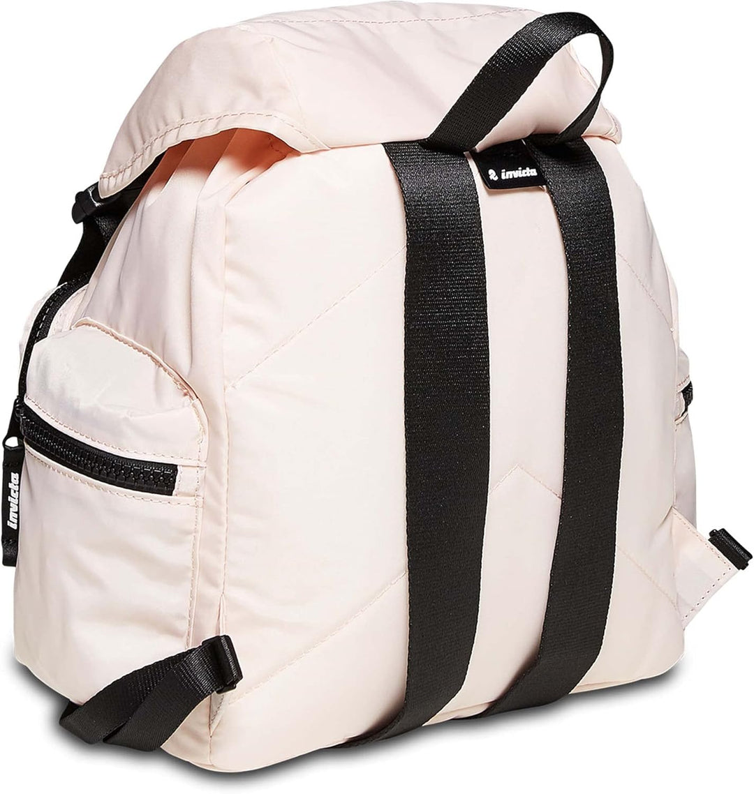 INVICTA Rucksack - URBAN X, Pink - Tablet-Tasche - Arbeit und Freizeit, Büro - ECO Material Stoff -