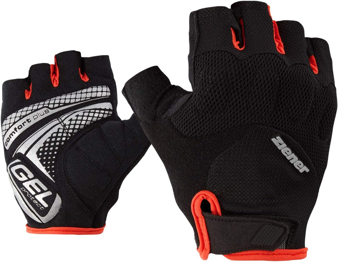 Ziener Herren Colit Bike Glove Fahrrad-handschuh 6.5 Black.Grenadine, 6.5 Black.Grenadine