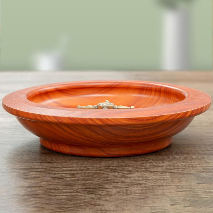 Glixoft Holz-Roulette-Rad, 12 Zoll, Digitales Zifferblatt, Russisches Roulette, Brettspiel, Lotterie