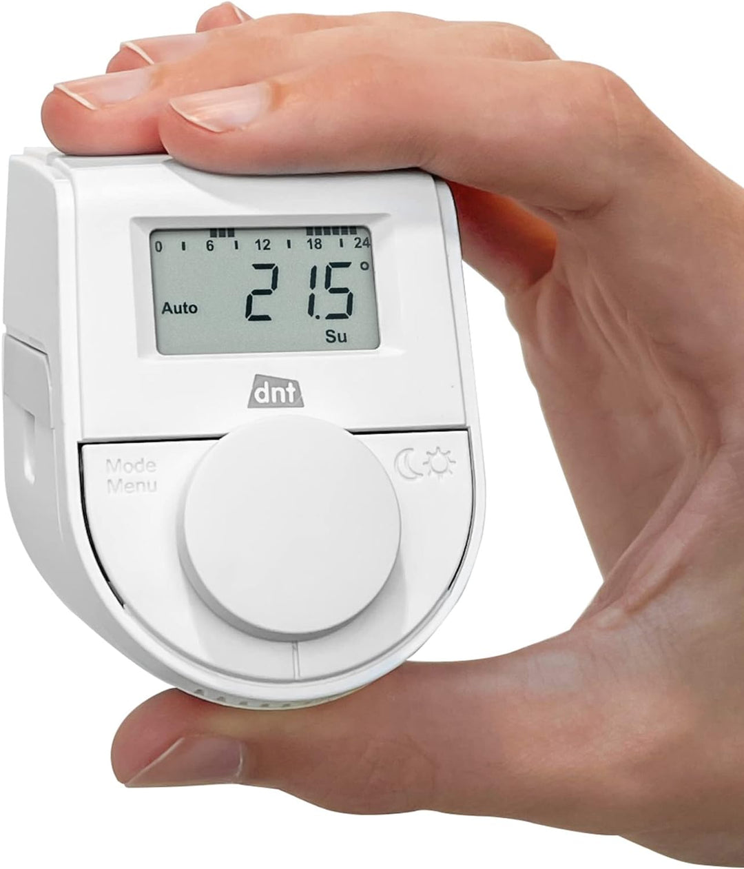 DNT 5er-Set Heizkörperthermostat ThermoTune, Stand-Alone, ca. 4 Jahre Batterielaufzeit, 5er-Set