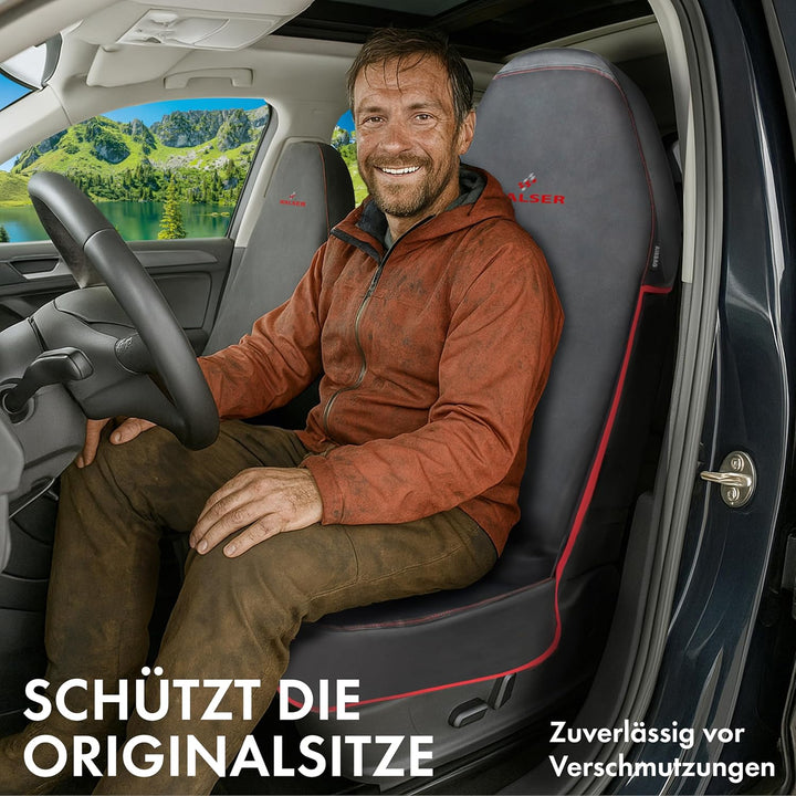 WALSER Auto Schonbezug Vordersitz Guardian, Qualitätssieger Sehr Gut* Sitzschoner Auto, 1 Stück Auto
