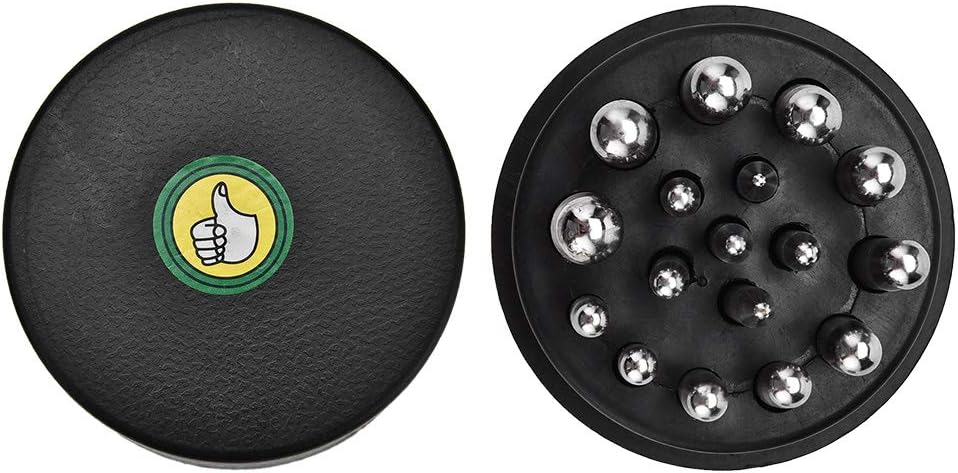 EVTSCAN Jewelry Dapping Tools, langlebig 17PCS Dapping Punches Schmuck Goldschmiedeherstellung Domin