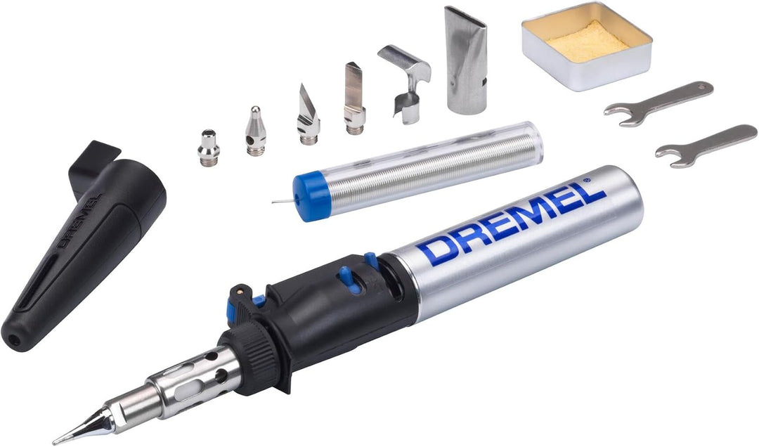 Dremel 2000 VersaTip Lötkolben - Brennkolben und Löt-Set (mit 7 Wechselspitzen zum Löten, Heissschne