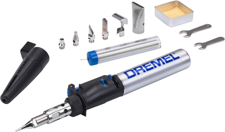 Dremel 2000 VersaTip Lötkolben - Brennkolben und Löt-Set (mit 7 Wechselspitzen zum Löten, Heissschne