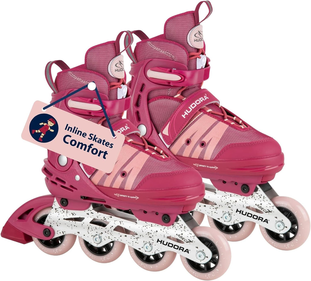 HUDORA Inlineskates Comfort, Softboot Inliner für Kinder, Jugendliche und Erwachsene - Verschiedene