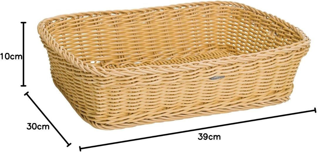 Westmark Mehrzweck-Korb, geeignet für Hotel und Gastronomie, Rechteckig, ca. 37 x 30 x 9 cm, Synthet