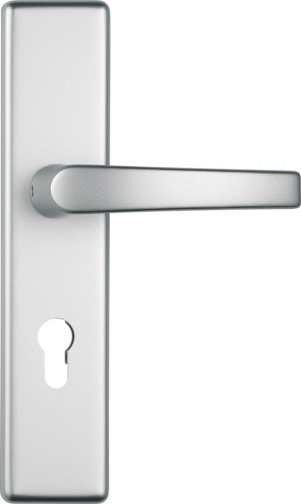 ABUS Tür-Schutzbeschlag KLT512 F1 aluminium 247897 Wechselgarnitur F1 Aluminium, Wechselgarnitur F1