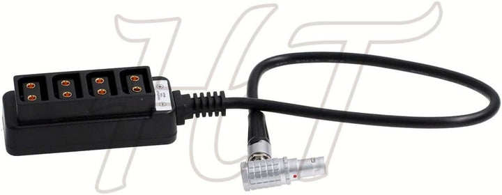 HangTon Right Angle 0B 2 Pin D-Tap 4 Port Outlet Power Splitter Adapter 24 Zoll für ARRI Alexa RED D