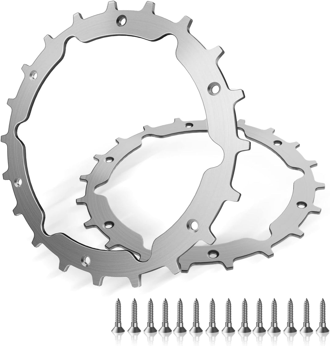 Edelstahl Mähroboter Spikes für Gardena Sileno City 250 + 500 + Life aufwendig entgratet inkl Trakti