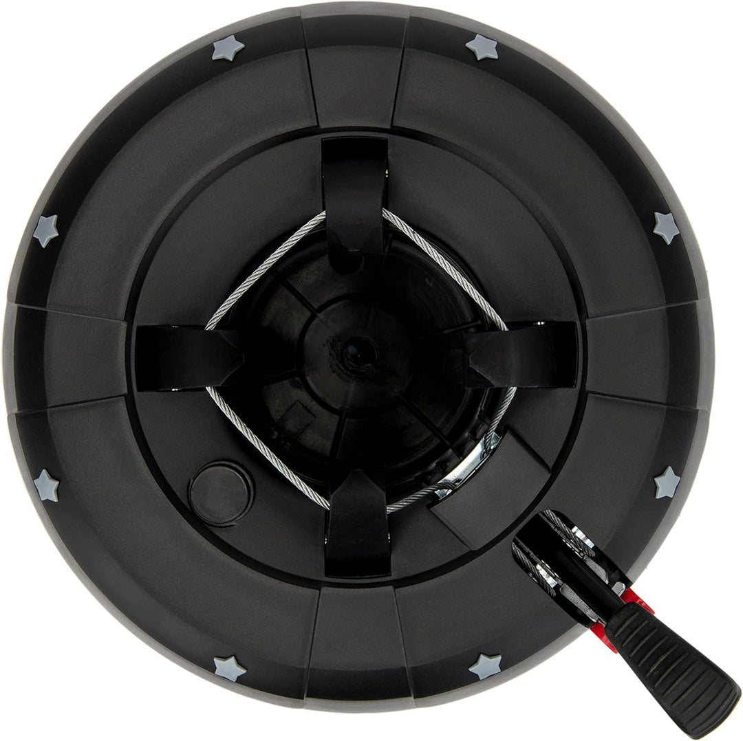 Star-Max, Kunststoff, anthrazit, 34 cm, Anthrazit