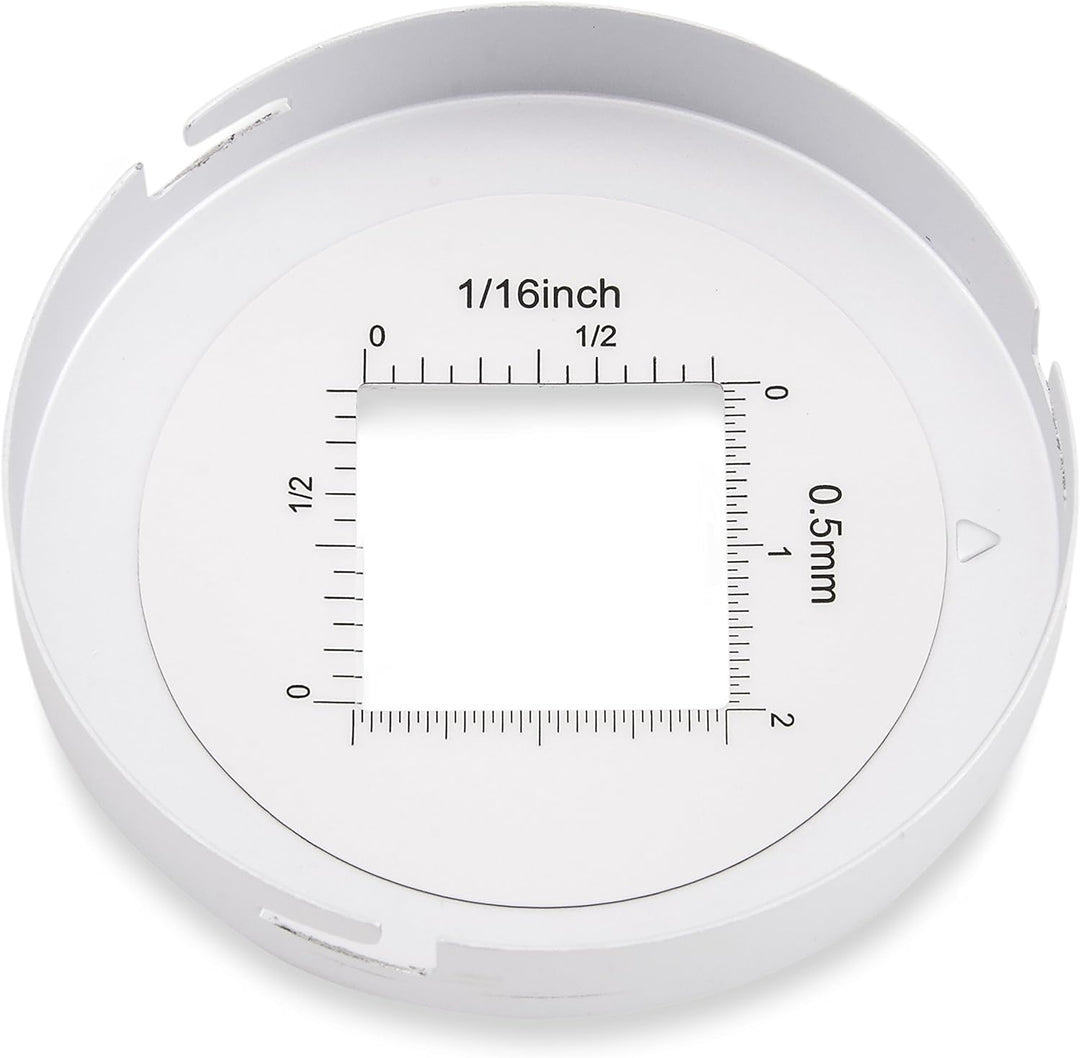 Carson CP-45 MeasureLoupe 11,5x Messlupe mit LED, UV-Licht und Messskala Single, Single