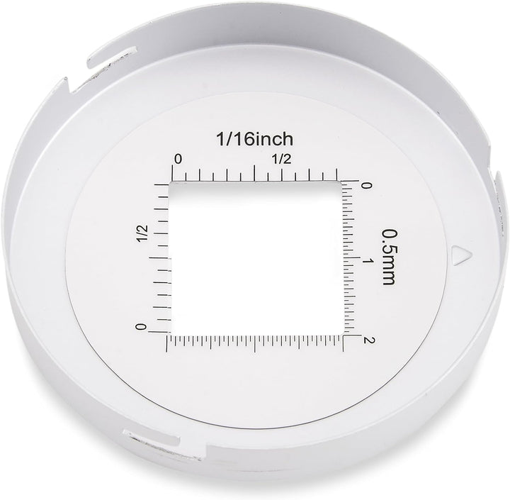 Carson CP-45 MeasureLoupe 11,5x Messlupe mit LED, UV-Licht und Messskala Single, Single