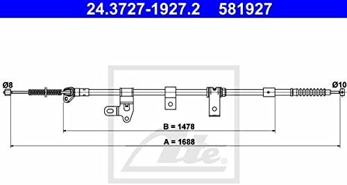 ATE 24372719272 Handbremsseil