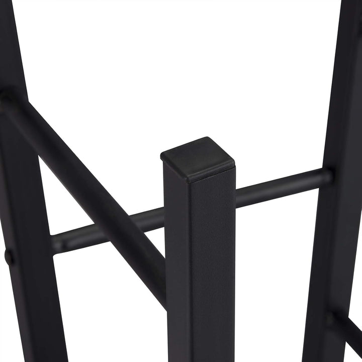 WOLTU 4X Barhocker Bistrohocker Tresenhocker Barstuhl, Gestell aus stabilem Stahl, Stizfläche aus MD