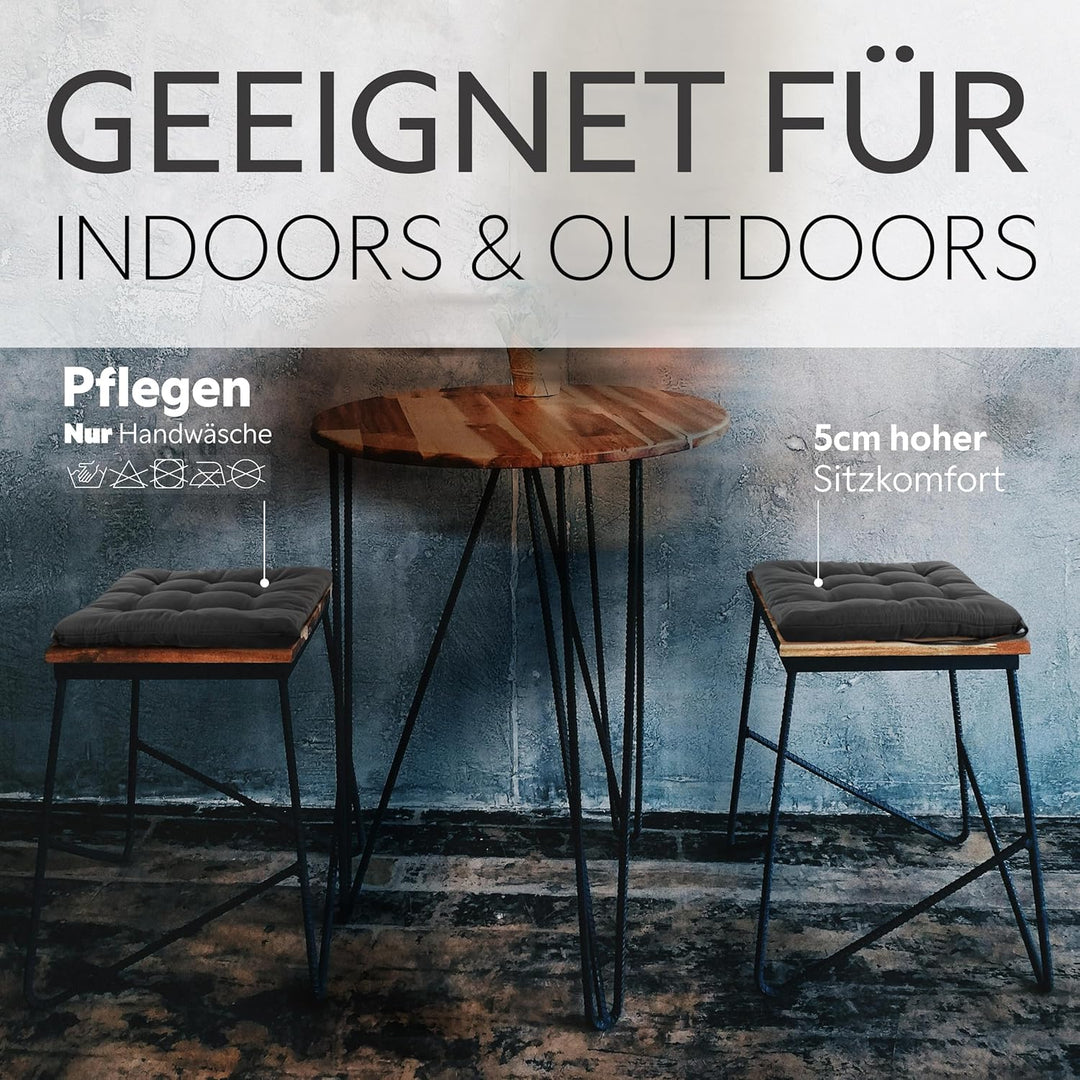 Brandsseller Sitzkissen Dekokissen Stuhlkissen Zierkissen Gartenkissen 9er Steppung - Grösse: ca. 40