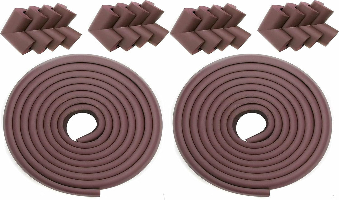 10M Kantenschutz + 16 Schutzecken, L-förmige Schaum Stossschutz, Kantenschutz Eckenschutz Stossschut