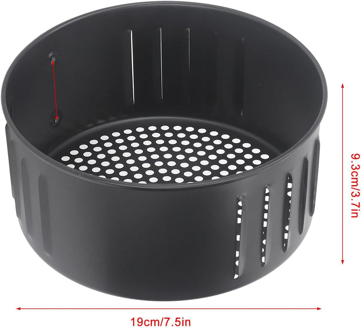 2.6L Air Fryer Ersatz Korb, Universal Antihaft Beschichtung Air Fryer Korb mit Abtropffunktion, Abtr