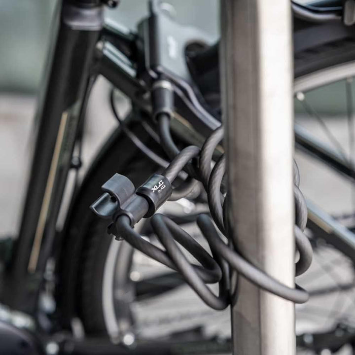 XLC Rahmenschloss Fantomas II LO-F02 - Leichter Diebstahlschutz für dein Fahrrad, Schwarz