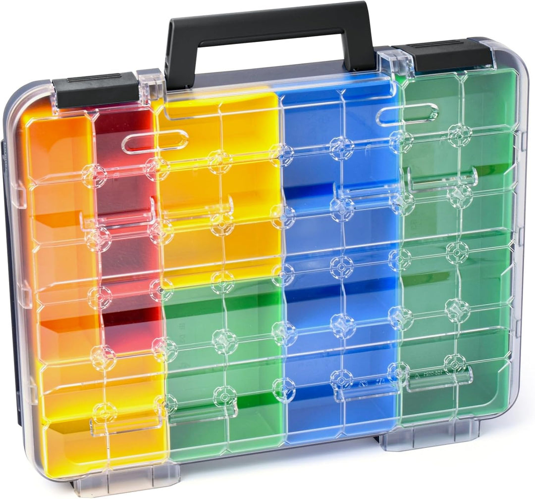 Sortimentskasten transparent mit Klappgriff | Bosch Sortimo T-BOXX 320 inkl. Insetbox T2 | Sortierbo