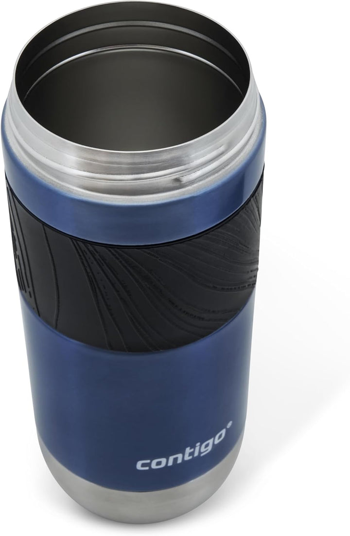Contigo Byron 2.0 Thermobecher, Edelstahl Isolierbecher mit Snapseal Verschluss, Kaffeebecher to go,