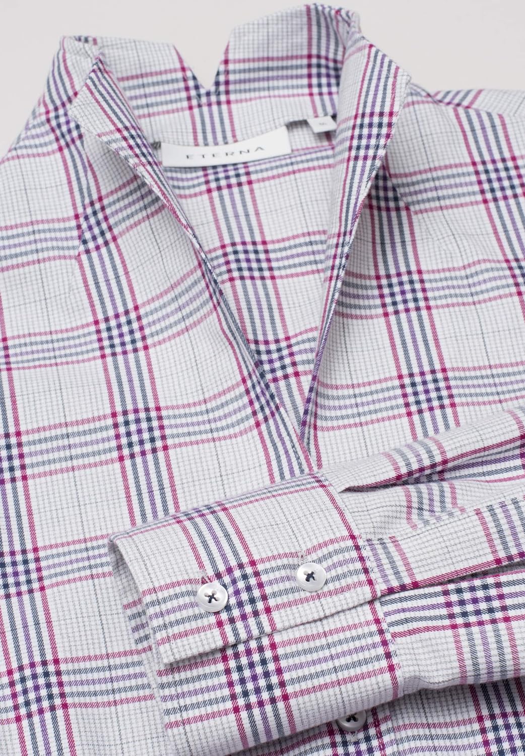 eterna Langarm Bluse MODERN Classic kariert