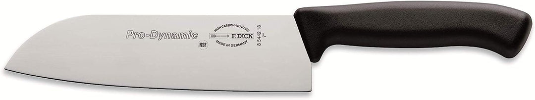 F. DICK Santoku, Küchenmesser, ProDynamic (Messer mit Klinge 18 cm, X55CrMo14 Stahl, nichtrostend, 5