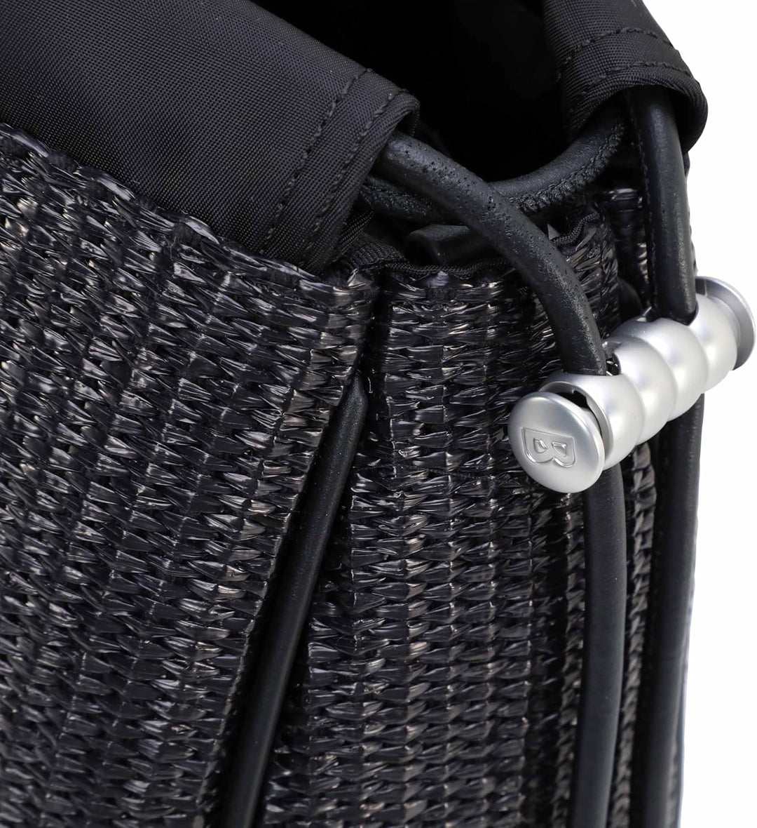 Bogner Ladies Airolo Malina Tote L Schwarz - Geflochtene Moderne Damen Tasche, Grösse One Size - Far
