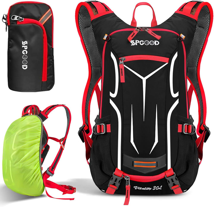 SPGOOD Fahrradrucksack 20L/25L/30L (9 Farben)-Wasserdichter Ultraleicht-für Damen & Herren Multifunk