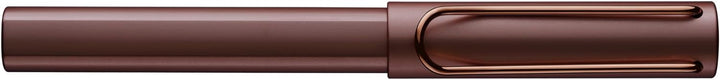 LAMY Lx Tintenroller 390 – Rollpen aus Aluminium eloxiert in der Farbe Marron (kastanienbraun) mit t