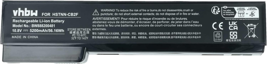 vhbw Akku Ersatz für HP 628369-421, 628664-001, 628666-001, 628668-001, 628369-321 für Notebook (520