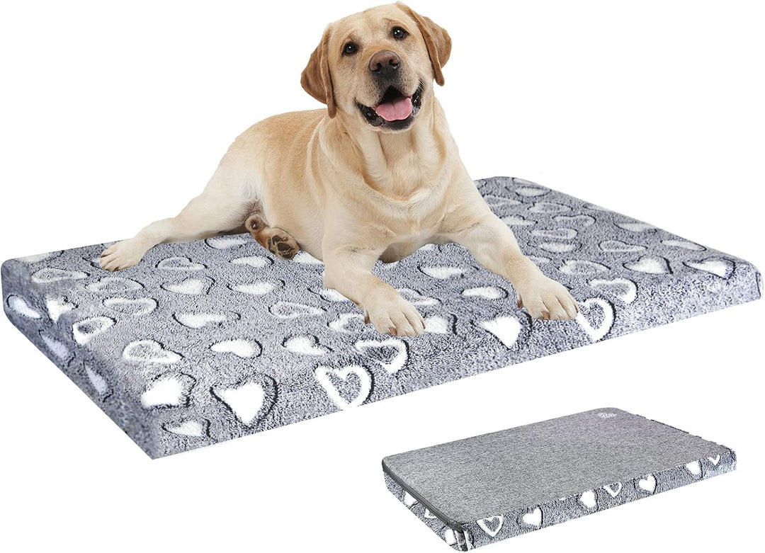 VANKEAN Hundebett Grosse Hunde Reversible kühl und warm, Hundematte Waschbar für Kiste mit wasserdic