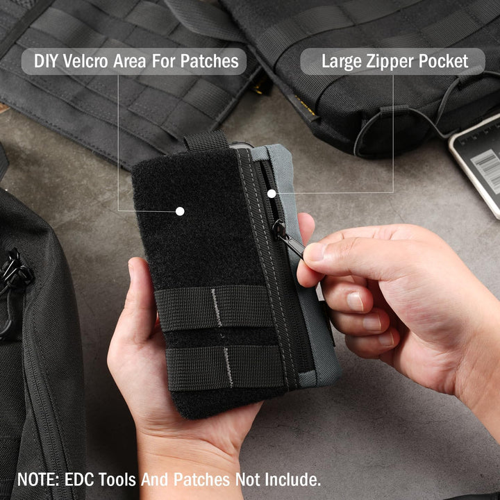 VIPERADE VE27 EDC Organizer Klein EDC Pocket Pouch mit 4 Taschen,Klein Werkzeugtasche EDC Taschen Or