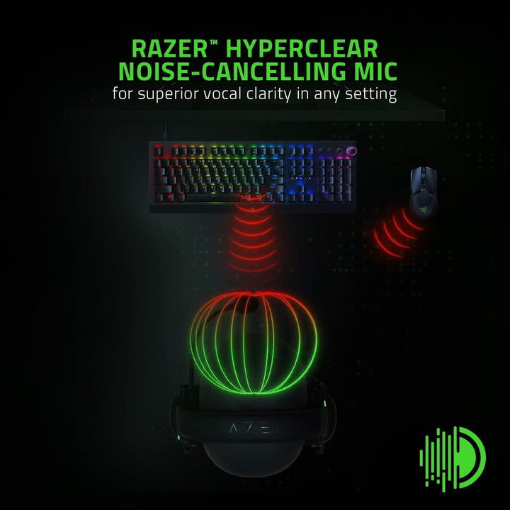 Razer BlackShark V2 X Gaming-Headset: 7.1 Surround Sound – 50 mm Treiber – Memory-Schaumstoff-Kissen
