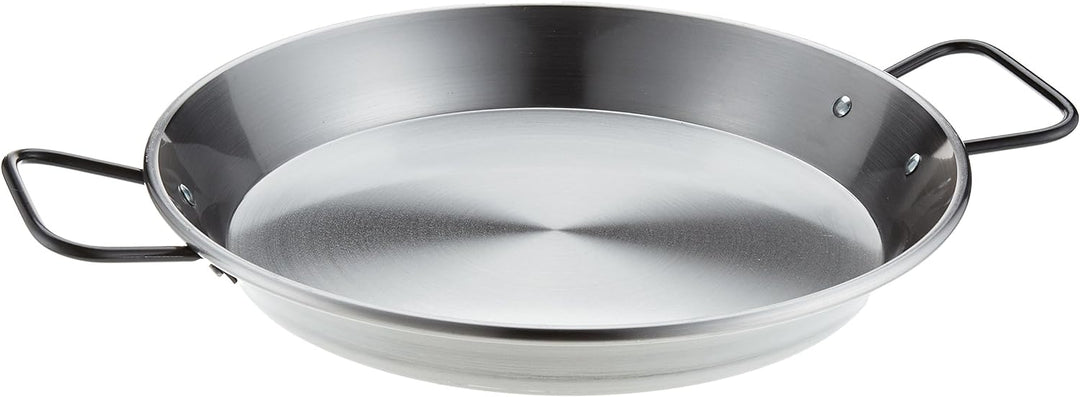 La Ideal 85130 valencianische Paella-Pfanne, Legierter Stahl, Silber