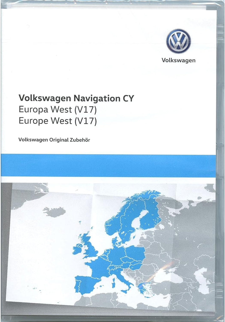 Volkswagen 1T0051859AS Navigations-DVD-ROM CY Europa West V17, nur für RNS 510/810
