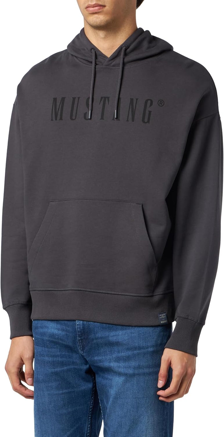 MUSTANG Herren Style Bennet Modern Hd Kapuzenpullover S Nine Iron 4080, S Nine Iron 4080