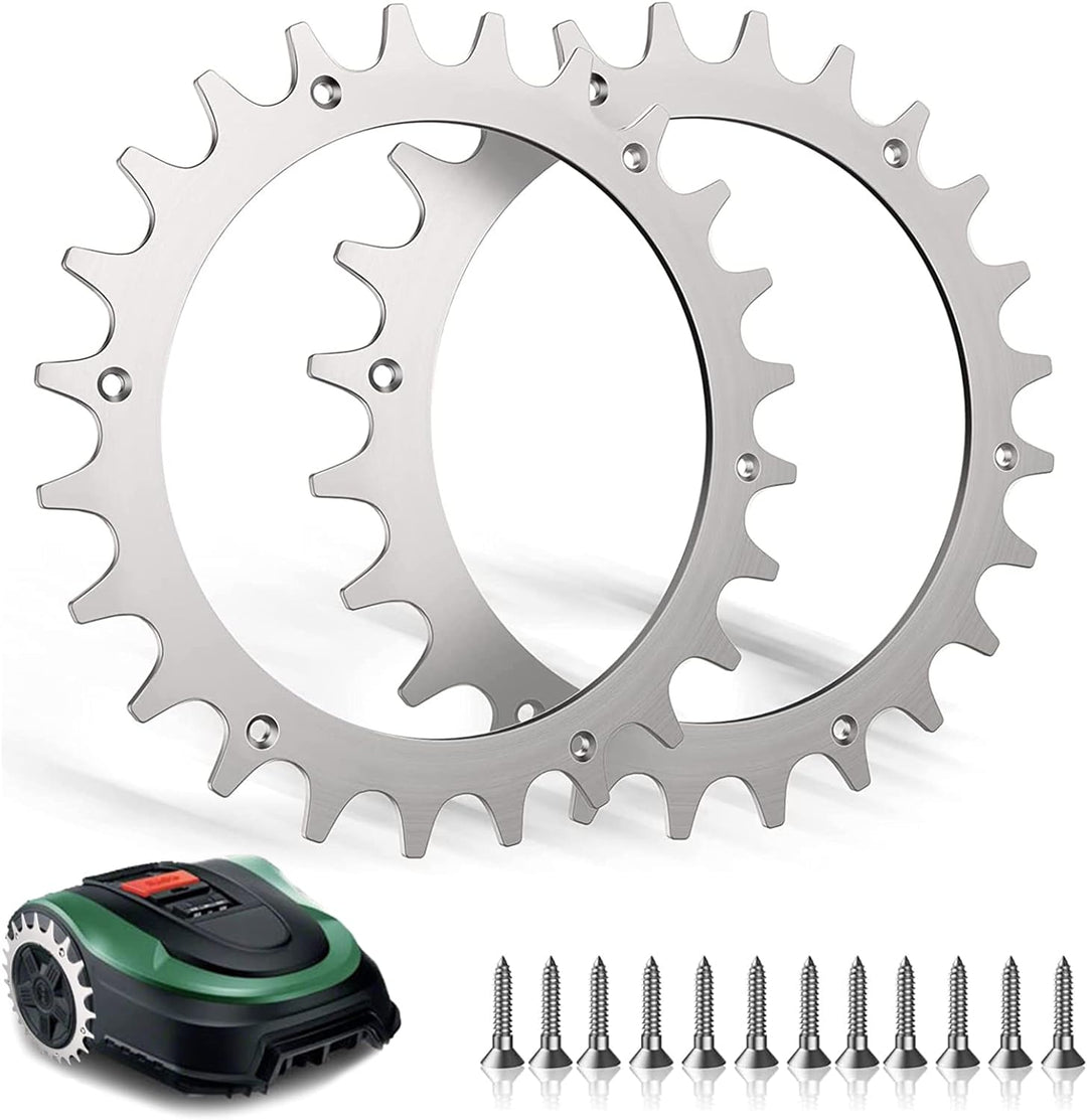 Edelstahl Spikes, 2 Stück Spikes für Bosch Indego XS 300 M700 S 500 M+700 S+500 mit 12 M4 Flachkopfs