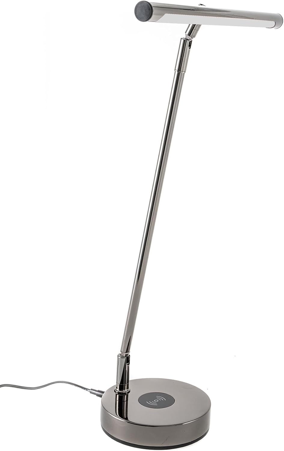 Gewa Pianolampe PL-78 schwarzchrom glänzend 5W LED mit Dimmfunktion, Einstellung Farbtemperatur, Alu