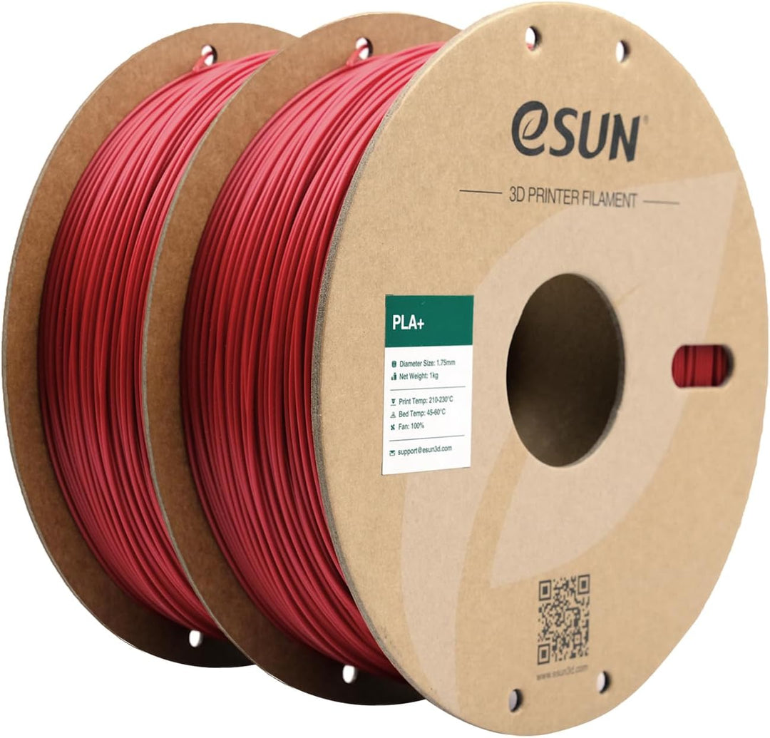 eSUN PLA+ Filament 1.75mm, 3D Drucker Filament PLA Plus, Massgenauigkeit +/- 0.03mm, 1KG pro Spule,