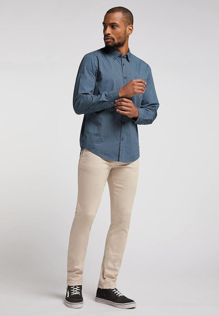 MUSTANG Herren Hose Style BeFlex Chino 36W / 38L Beige, 36W / 38L Beige