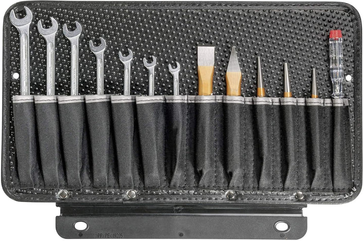 Parat 592000161 Werkzeugtafel für Werkzeugkoffer 1-seitig mit 13 Einsteckfächern, Schwarz, (L x B x