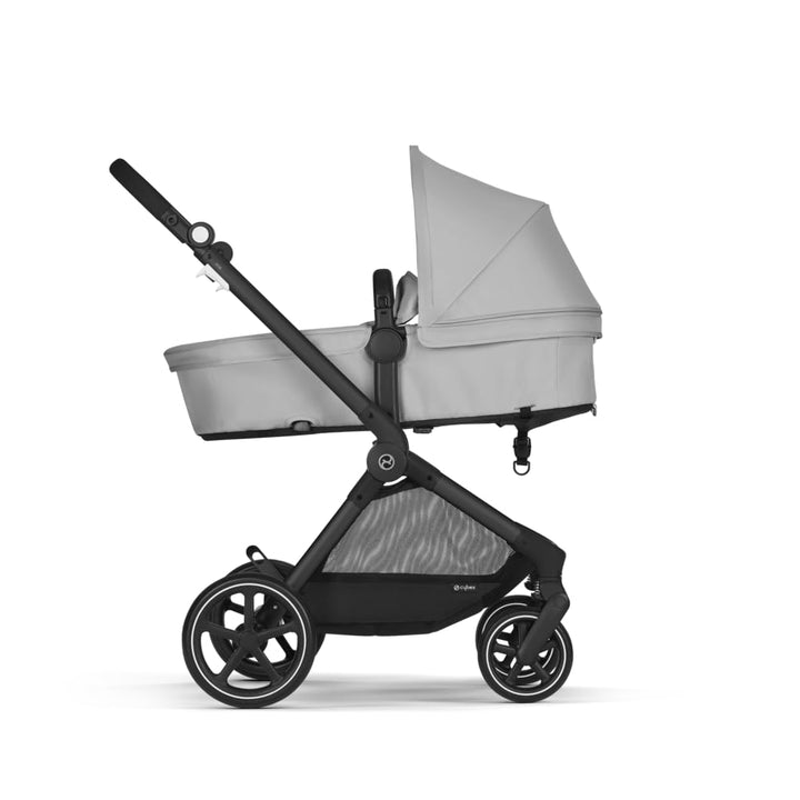 CYBEX Gold Kinderwagen EOS 2-in-1, Reisesystem, Ab Geburt bis 22 kg (ca. 4 Jahre), Lava Grey Lava Gr