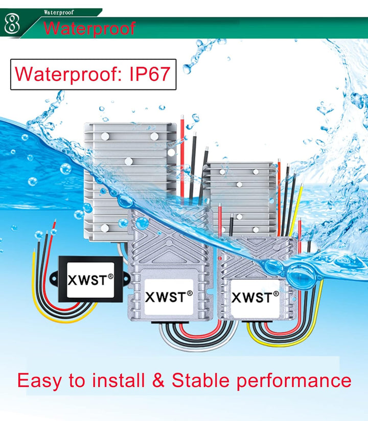 XWST DC DC Spannungswandler 5-11V 5V6V7V8V9V10V11V auf 12V Aufwärtswandler 10A 120W Wechselrichter A