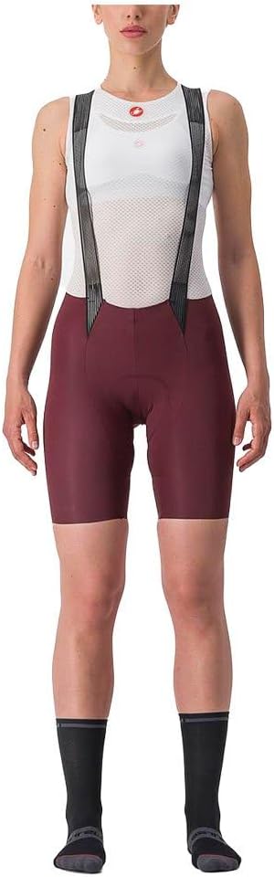 CASTELLI Damen Shorts Free Aero Rc W Bibshort XS Deep Bordeaux, XS Deep Bordeaux