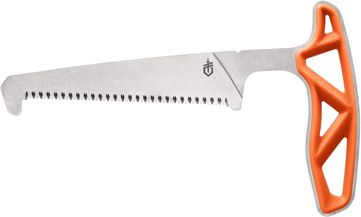 Gerber Knochensäge mit Scheide, Sägeblattlänge: 10,8 cm, Exo-Mod Saw, Klingenmaterial: 7Cr17MoV, Ora